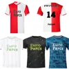 2023 2024 Feyenoords Soccer Jerseys 23 24 Camisa de futebol Voetbal Kids Treinando casa Away Fan Player Versão do goleiro Maillot Timber Danilo