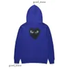 CDGS Hoodie Designer Men's Sweaties Com des Garcons Play Sweatshirt EssentialSclothing Black Multiheart Zip Up Hoodie XL Brand Black New CdGS Shirt 851