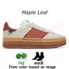 Vet platform ontwerper Casual schoenen Cream Collegiate Green Pink Gum White Black Women Sports Trainers topkwaliteit mode suède lederen bord-vormige sneakers vrouw