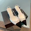Scarpe ad alto tacco di alta qualità con scarpe da design del marchio Designer Designer Women Leathel Culla Scheme INVORSO SPEGNI CASUALE CASUALE DADY OUTDOOR TRAVETTI