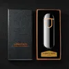 BD929 Touch -Induktion Doppelbogen USB -Ladung leichtere Persönlichkeit Ovaler Zigarette leichter Großhandel