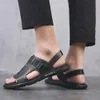 Hombre Masculino Sandali Sandalia Sandalias Sandals Da Uomo Men Summer Sandel for Masculina Couro Rasteira Deportivassandals S 204 508 s d a a c32b