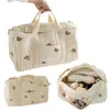 Sagni per pannolini Korea Mommy Borse Maternity Pack per baby Panno da pannolino per pannolone Organizzatore pannolino porta bagagli portatili per viaggi in cambio della borsa a tracolla Y240515