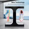 360 Derece Rotasyon Manyetik Usulma LED Yüzen Shoedisplay Stand Spor Sneaker House Home Dükkan Ekran 240508