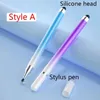2 In 1 Stylus Pen for Cellphone Tablet Capacitive Touch Pencil for Iphone Samsung Universal Android Phone Drawing Screen Pencil