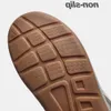 Made Sandals Hand Roman Summer Men Hollow Beach Shoes Couple Massage Insoles Flat Thai Woven Slippers Casual a20a