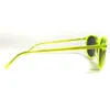 Klassische Marke Retro Yoisill Sonnenbrille SL106 Surf 003 Clear Neon Yellow Frames Schwarze Objektive