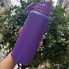 Wholesale stainless steel thermal cup 22oz double layer large capacity water bottle with handle outdoor sports climbing mug tumbler black white 28sj