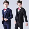 Детское свадебное платье Flower Boys Photography Suit для детской вечеринки шоу Costum