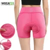 Wosawe Cycling Unterwäsche Frauen 5d Gel gepolsterte Shorts atmungsable schockfeste Unterwäsche Mountainbike Strumpfhosen MTB Fahrradunterhose 240516