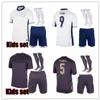 2024 Kids Football Kits Engelands voetballen Jerseys Saka Foden Bellingham Rashford Engeland Kane Sterling Grealish National Team voetbaljersey kit