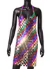 2024 Hot Selling Nightclub Colorful Handmade Sexig klänning YY20265