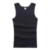 Mens Casual Tank Tops Summer Bodybuilding Sleeveless Vest Gym Fitness Solid Muscle Oneck Black White Grey Men Clothing 240514