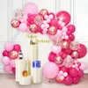 Party Balloons Pink Balloon Garland Arch Kit for Girls Birthday Bridal Baby Shower Mothers Day Princess Theme Party Decorations Supplies