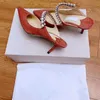 المصمم Choo High High Heels Womens Dress Shoes London Slingback -Slingback Heel Crystal Strap Pumps Lady Sandals Classic Party Shoe Sandal