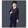 Kinderen Elegant jasje Vestbroek Fotografie Pak jongens Piano Ceremonie Kostuum Kinderen Verjaardag Wedding Party Tuxedo Dress