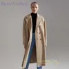 Frauen mit mittlerer Länge Trench Coat Maxmaras Wolle Mischmantel Italienische Marke Frauen Luxusmantel hochwertiger Kaschmirmantel Rhtb RHTB