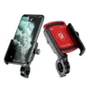 2023 New Aluminum Motorcycle Phone Holder Mount Moto Bicycle Handlebar Bracket Stand for 3-7.0 inch Mobile Phone Rearview Mount
