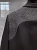 Män kostymer herrar modedesign diamanter svart kostym jacka enkel knapp lång ärmfjäder ytterkläder affär casual party blazers kappa