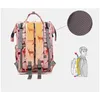 DIAPER Väskor Lequeen Stylish Upgrade Diaper Bag Backpack Multifunktion Travel Ryggsäck Moderskap baby byte väskor stor kapacitet mamma väska y240515