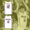 Anpassad Nay Namn Youth/Kids Max Christie 12 Rolling Meadows High School Mustangs White Basketball Jersey 1 Stitched S-6XL