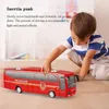 Diecast Model Cars Children Police Fire Trucks Lighting Music Indoor Simulation School Bussar Toys Model Cars Childrens Toys Boys Nyår och julklappar WX WX