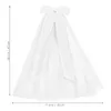 Bridal Veils Bow Veil Wedding Dress White Headgear For Bride Brides Mesh Hair Accessories Women