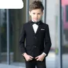 Chłopcy garnitur dla dzieci ślubnych lśniących imprezowych blazers