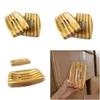 Soap Dishes Natural Bamboo Wooden Dish Woodens Soaps Tray Holder Storage Rack Plate Box Container Bath Shower Bathroom Drop Delivery Dhjf5