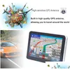 자동차 GPS 액세서리 HD 7 인치 탐색 블루투스 핸즈 호출 트럭 네비게이터 AVIN FM 송신기 8GB 3D 맵 드롭 배달 자동차 OT4KF