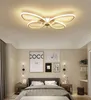 Noordse creatieve aluminium kamervormige plafondlichtvlinder 36W LED Warm Living Control Kids '22W White Lamp hanger Hvamu