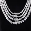 STARSGEM 10K 14K GOLD GROW vs Diamant Chain 18 "Lab Grown Diamond Tennis Necklace