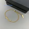 Designer bracelet gold chain nail bracelet tennis bracelet Letter Pendant Y Bracelet For Women Charm Earring Wedding Valentines Day gift G2205242Z clover bracelet