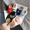 Newest Spring Autumn Baby Girls Fashion Patent Leather Big Bow Princess Mary Janes Party Solid Color Student Flats Shoes L2405 L2405