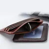 Korthållare 2024 Ultra Slim Front Pocket Wallet Mens med slots minimalistiska rese -ID -fönster för kort