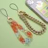 Renkli Telefon Zinciri Kravat Cep Telefonu Anti-Lost El Yapımı Acrililik Kordon Korcu Kadın Mücevher Aksesuarları