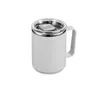 Simple 304 stainless steel thermal mug with lid straw multicolors 450ml coffee cups home office instulated portable tumblers smooth activity gifts 11 21wy