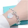 Chain Luxury 925 Sier Enamel Bracelet Designer Womens High-End New Girls Holiday Gift Box Factory Drop Delivery Jewelry Bracelets Dhhpm