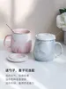 Keukenopslag Noordse stijl Ins Marble Ceramic Mug Water Cup Milk Coffee Office Heren- en damesbekers