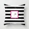 Designer cuscini rosa bianco nero cuscine