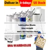 US Warehouse Sublimation Blanks Tumblers 20Oz Stainless Steel Straight Blank Mugs White Tumbler With Lids And Straw Heat Transfer Gift Mug Bottles 50Pcs/Carton 0516