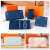 10A KVALITET Luxury Women's Wallet Designer Cards Holder Purses Long Zipper Plånbok Kvinnor Fashion Folorful Plaid Plånbok Koppling ID Kreditkort Holder Folding Plånbok