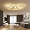 Nordic Creative Aluminium Pokój w kształcie sufitu Lekko Butterfly 36W LED ciepłe życie Kontrola Kids 'White Lampa 22W White Lampa Hvamu