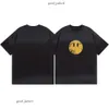 Çizim Gömlek Mens Designer T Shirt Yaz Çekmece Gömlek Smiley Yüz Bilezik Grafik Tee Kısa Kollu T-Shirt Trail Gülümseyen Gömlek Harajuku Tees Draw Force 724