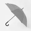 PARACHASE Fully Automatic Thousand Bird Grid Long Handle Three Fold Windproof Straight Rod Golf Umbrella Female Student