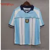 Retro 1986 Argentina Soccer Jersey Maradona Caniggia 1978 1996 Koszulka piłkarska Batistuta 1998 Riquelme 2006 1994 Ortega Crespo 2014