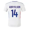 2024 2025 MAILLOT DE SOOT SOCCER Jerseys Lyonnais Caqueret Tolisso Jeffinho ol aouar tagliafico fanów Plack Football Shirts 24 25 Traore Sarr Man Lyon Kids Kit6