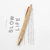 Aesthetic High Value Cute Multi-color Sequin Pred Metal Ballpoint Pen Office Gold Powder