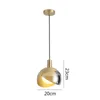 Nordic Lamp Cafe Pendant Simple Metal Decoration Bar Living Window Hanging Bedside Glass Dining Room Lamps Ttxlx