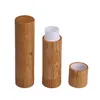 Garrafas de embalagem batons de bato de bambu de bambu natural de 5,5 ml de bato